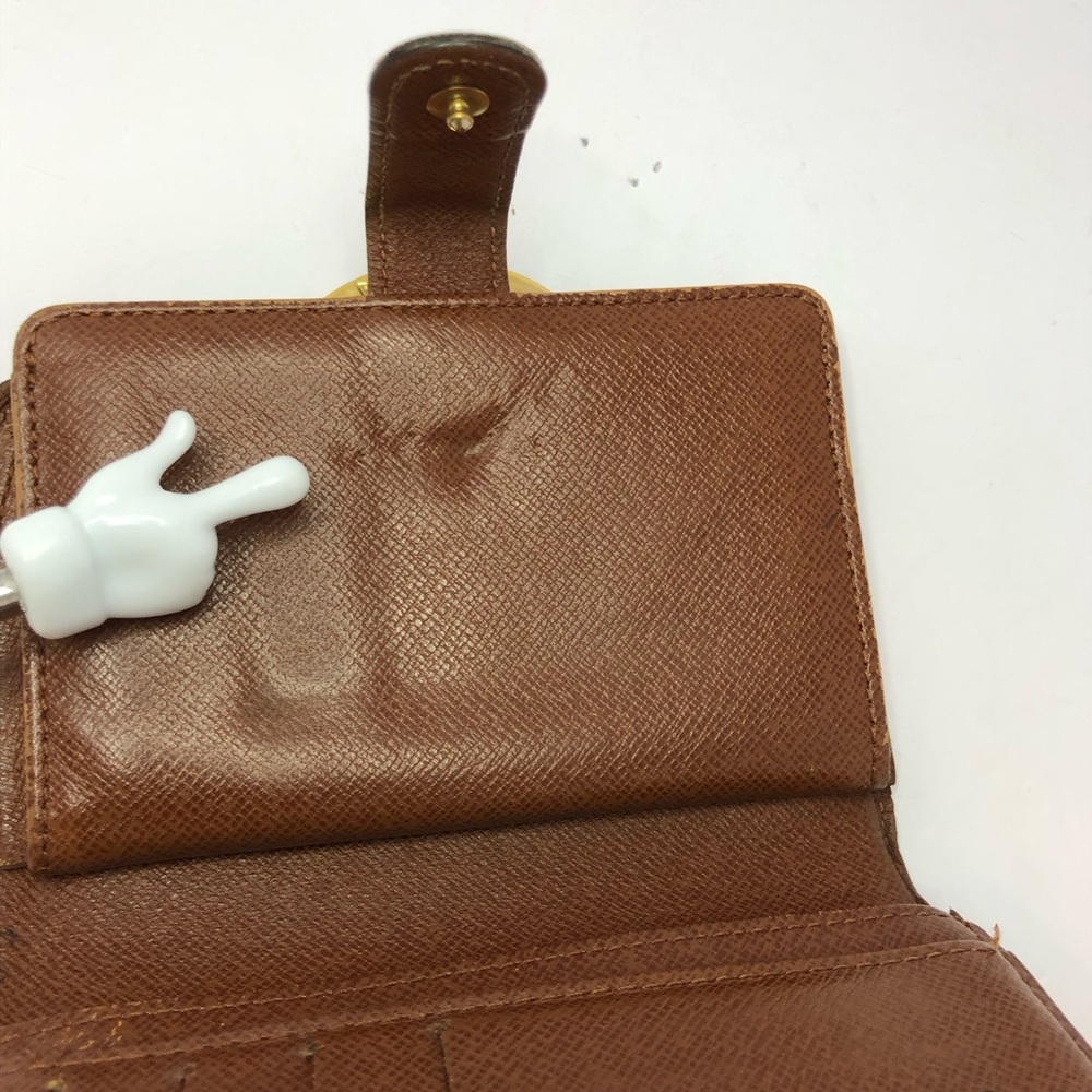 Louis Vuitton Monogram Canvas Small Wallet in Brown and Gold - Picture 11 of 16